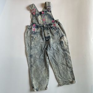 Vintage Kid Overalls 80s Clown